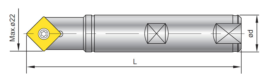 99616-22-25 Nine NC Anbohrer Halter