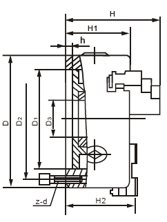 Dreibackenfutter Drehfutter K11